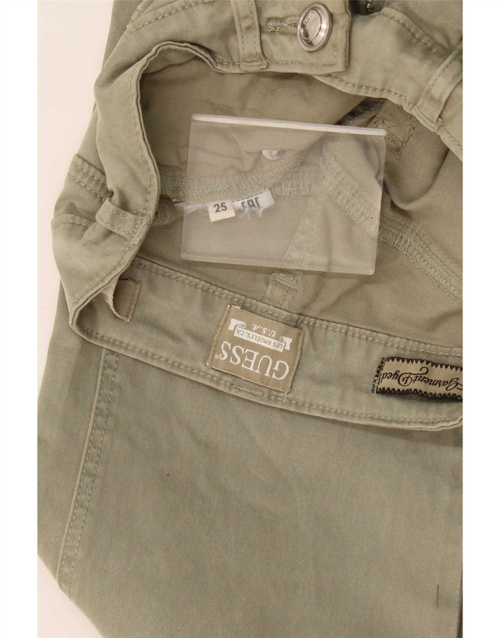 Женские джинсы Bootcut с высокой посадкой Guess W25 L31, зеленые