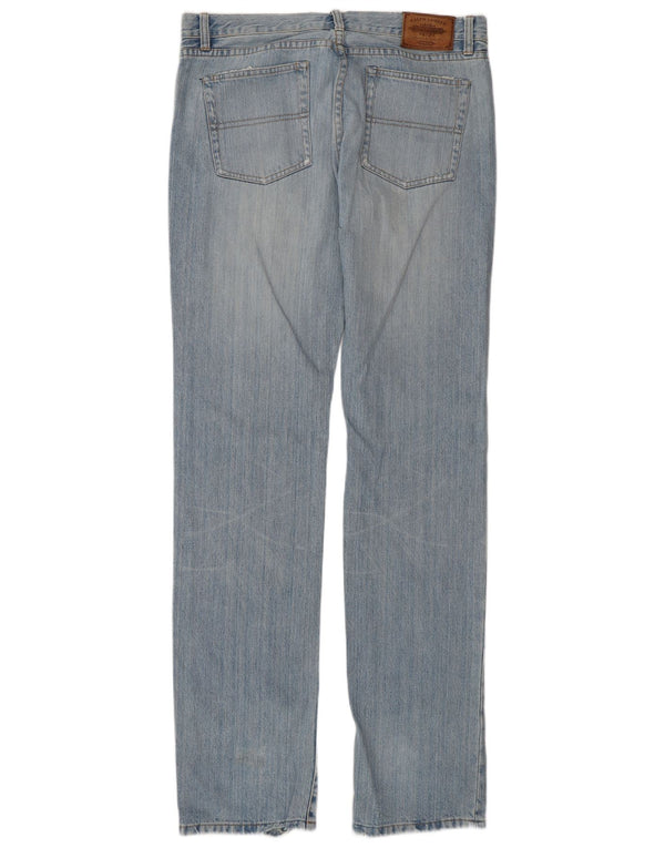 Женские узкие джинсы Ralph Lauren, США 12, большие, W34 L37, синие, хлопок