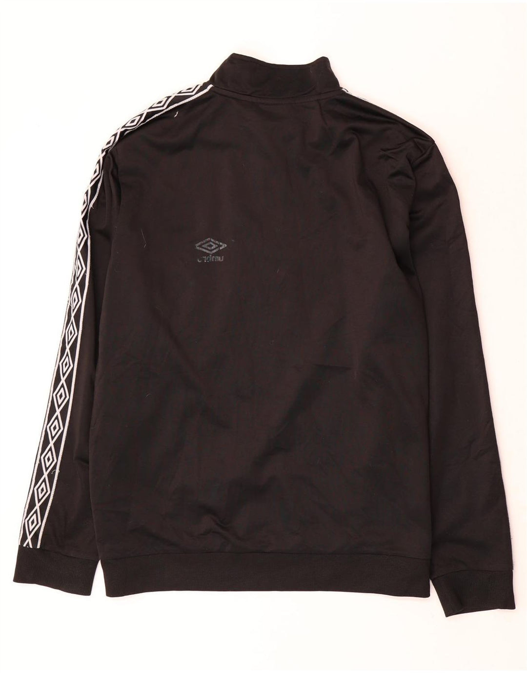 Мужской спортивный пуловер Umbro с графическим рисунком, 2XL, черный полиэстер с геометрическим рисунком
