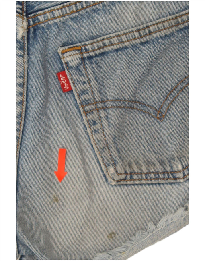Женские джинсовые шорты Levi's W26, маленькие синие