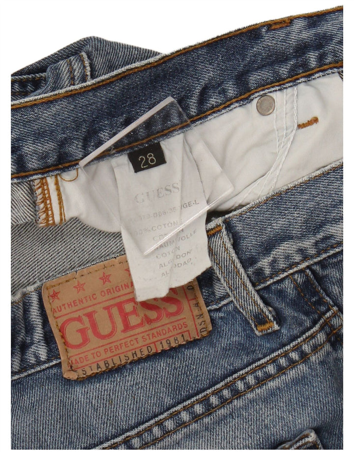 Женские джинсы Bootcut Guess W28 L30 синие, хлопок