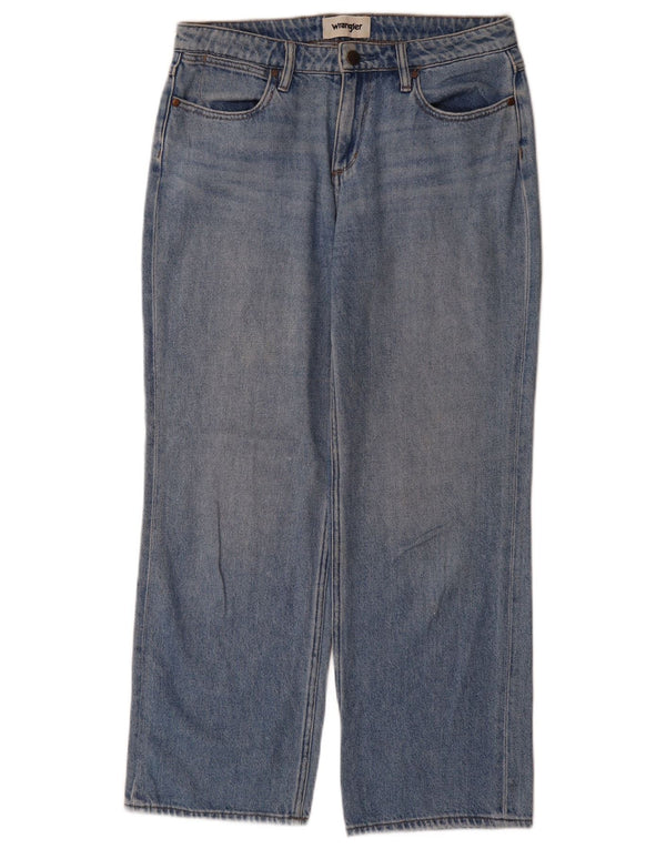 Женские свободные джинсы с низкой талией Wrangler Bella Baggy, США 8, средние W30 L30, синие