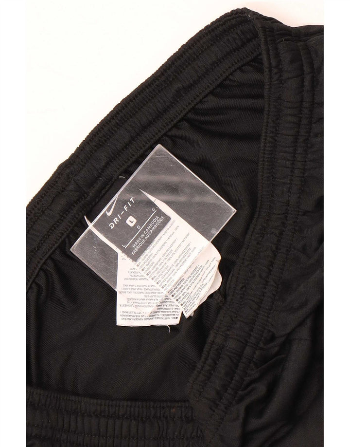 Мужские спортивные брюки Nike Dri Fit, большие черные полиэстер