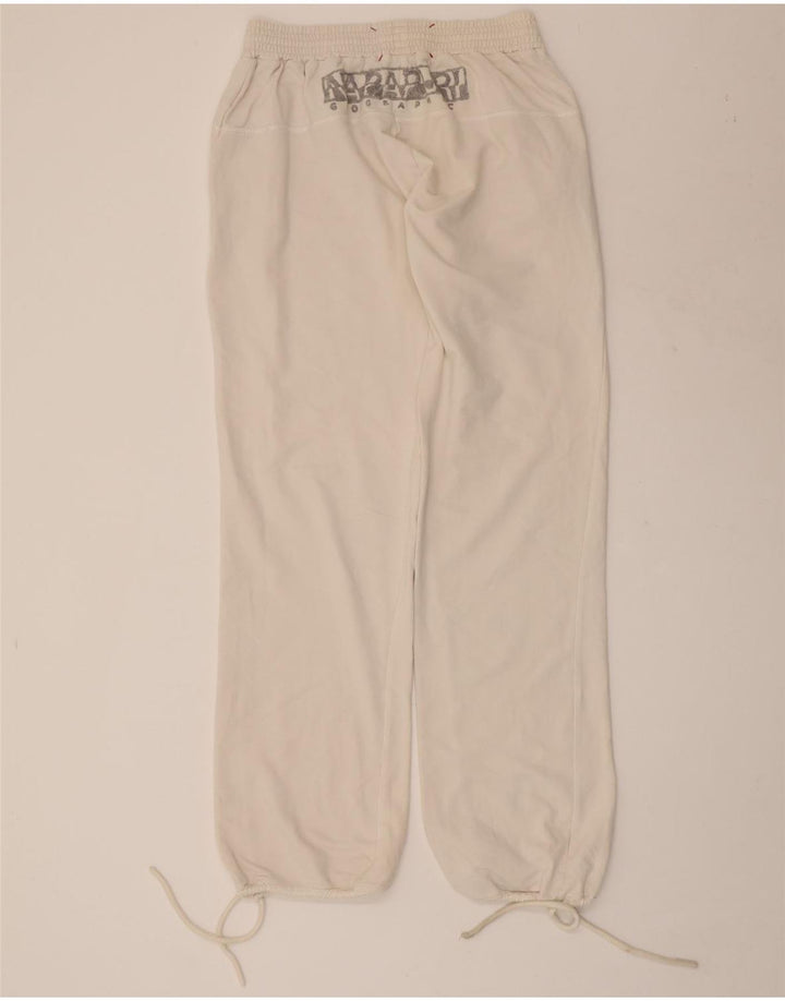 NAPAPIJRI Женские спортивные брюки с графическим рисунком Брюки для бега UK 12 Средний белый