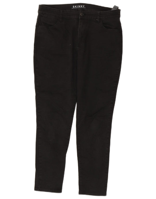 Женские джинсы скинни Marks & Spencer UK 14, большие W34 L27, черный хлопок
