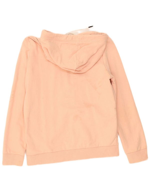 Женский свитер с капюшоном на молнии Superdry UK 10, маленький розовый, хлопок