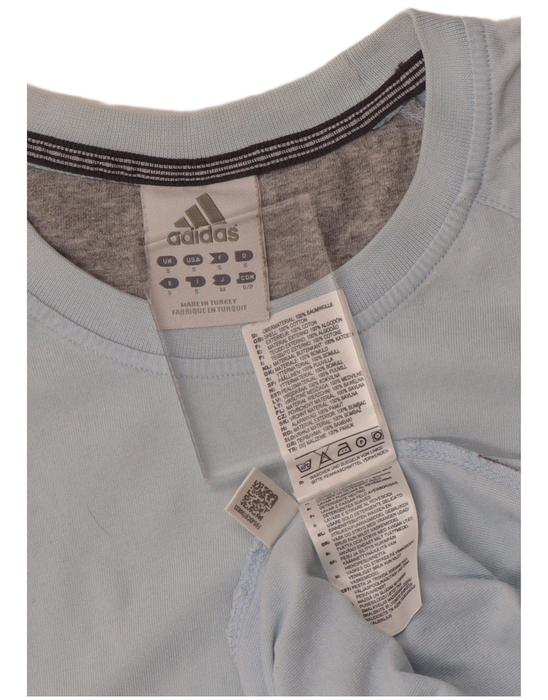 Мужская футболка Adidas Top Small Blue Cotton