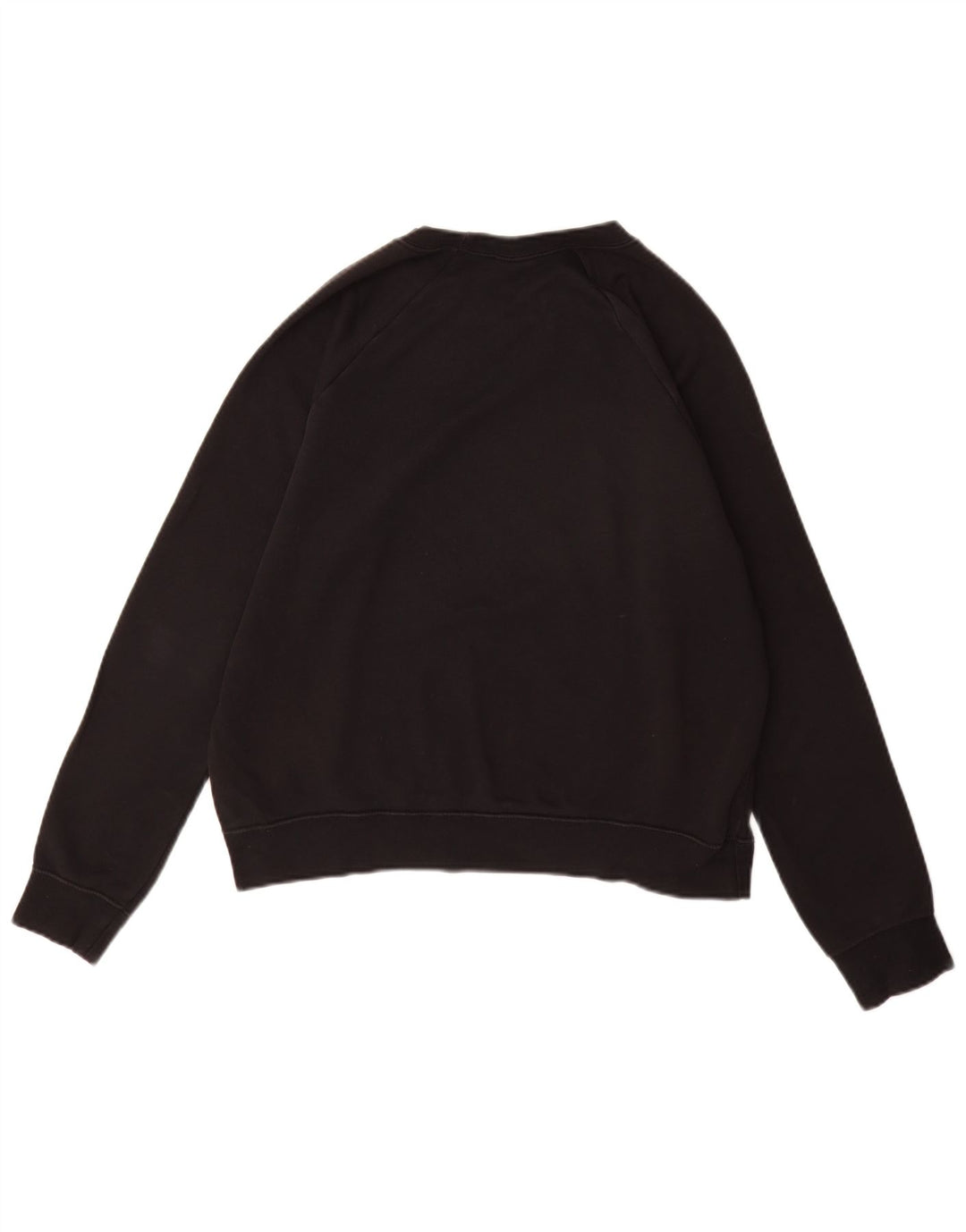 Женский свитер NIKE UK 14, средний черный хлопковый свитер