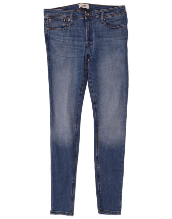 Мужские джинсы скинни Jack & Jones W32 L32, синий хлопок