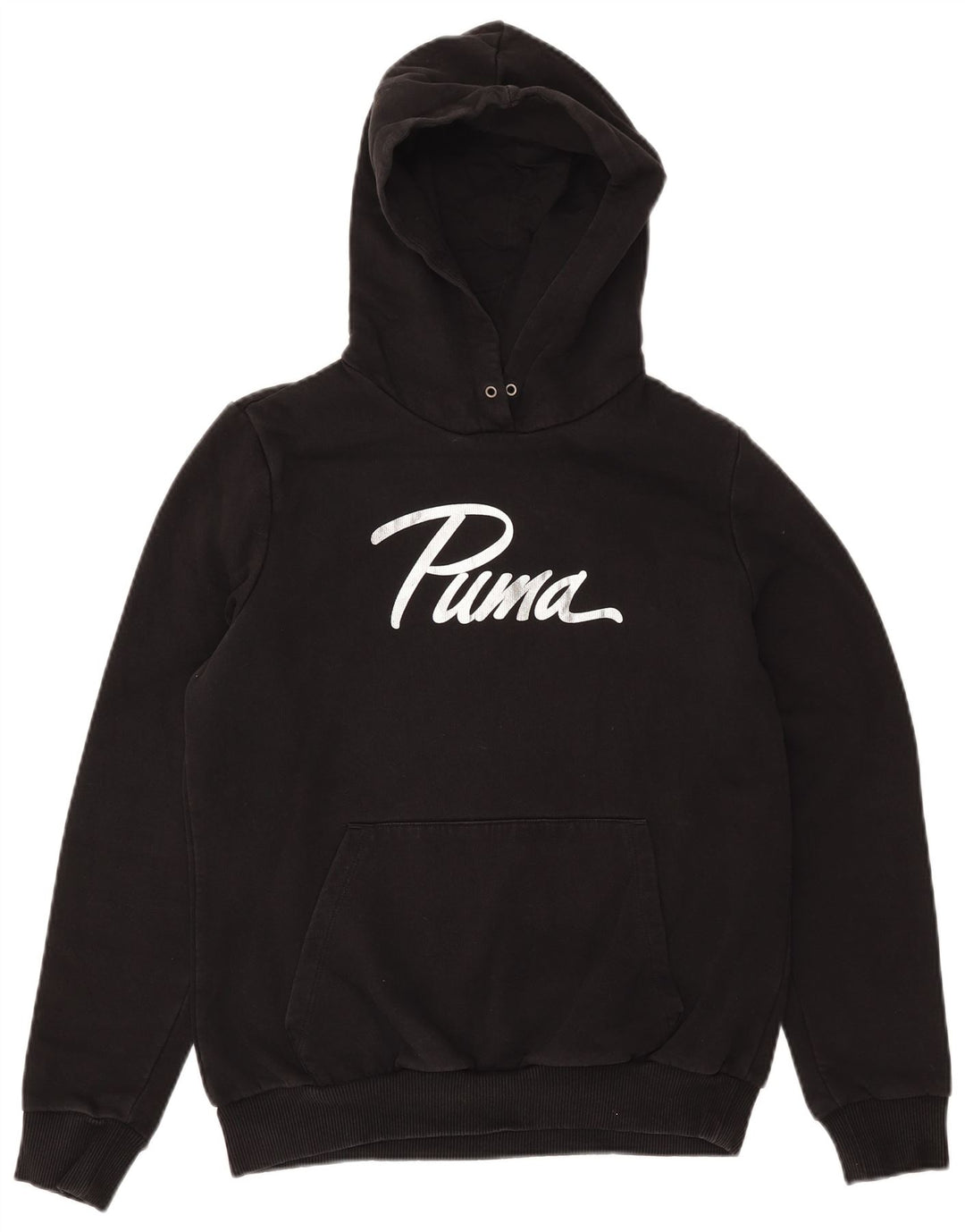 Женский джемпер с капюшоном PUMA UK 14, средний черный, хлопок