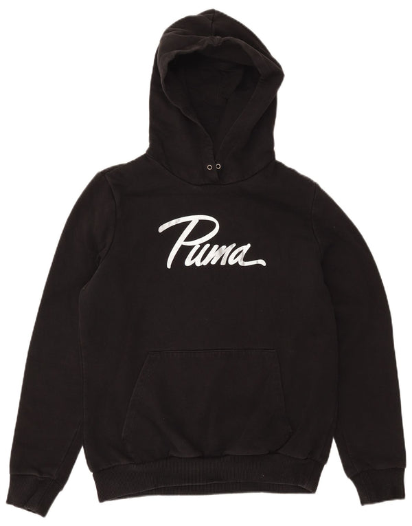 Женский джемпер с капюшоном PUMA UK 14, средний черный, хлопок