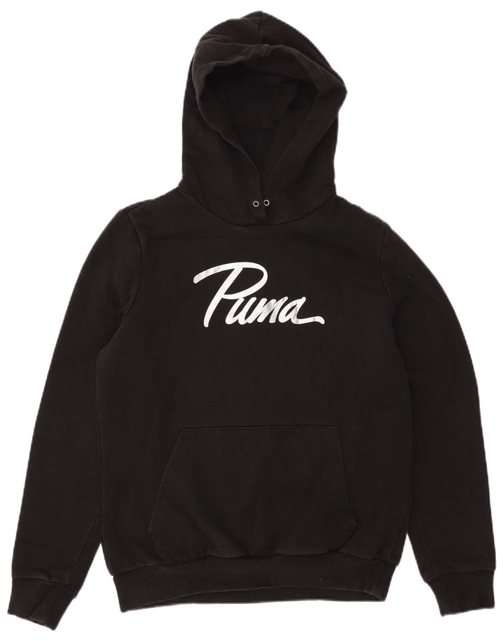 Женский джемпер с капюшоном PUMA UK 14, средний черный, хлопок