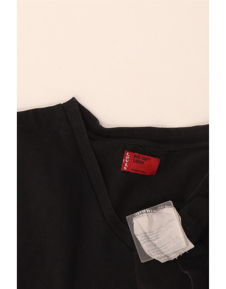 Мужская футболка Levi's, большой размер, темно-синий, хлопок