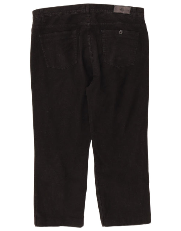 Мужские укороченные повседневные брюки Marks & Spencer Blue Harbour W40 L26 черные