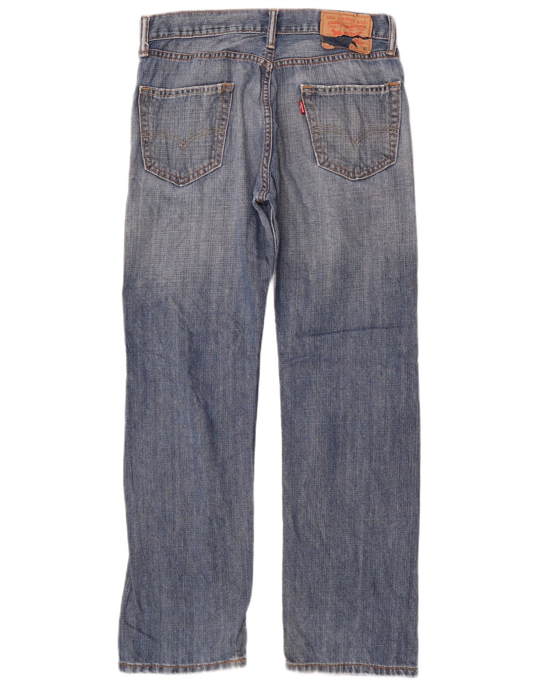 Мужские прямые джинсы Levi's 505 W30 L30 синие, хлопок