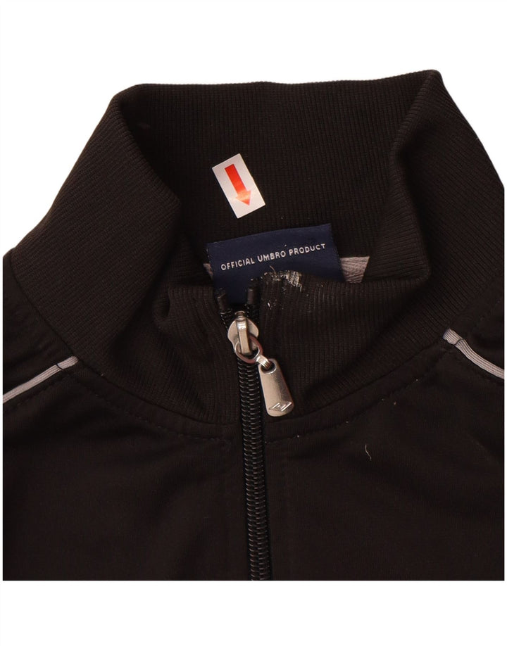 UMBRO Спортивный костюм для мальчиков, верхняя куртка 12–13 лет, XL, черный полиэстер