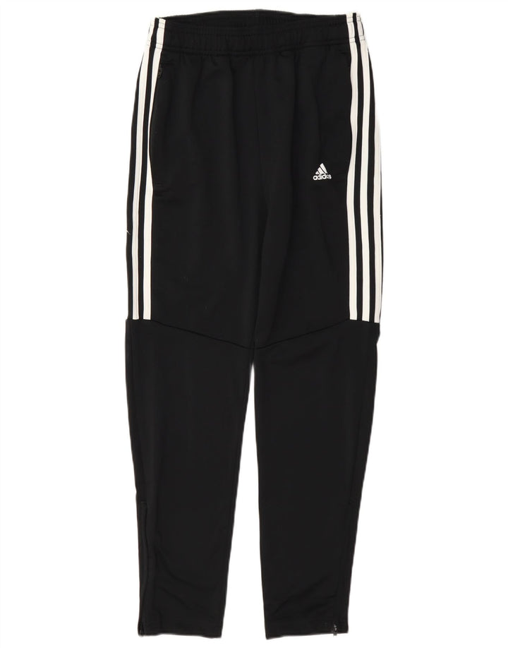 Спортивные брюки Adidas Climalite для мальчиков 11-12 лет, черный полиэстер
