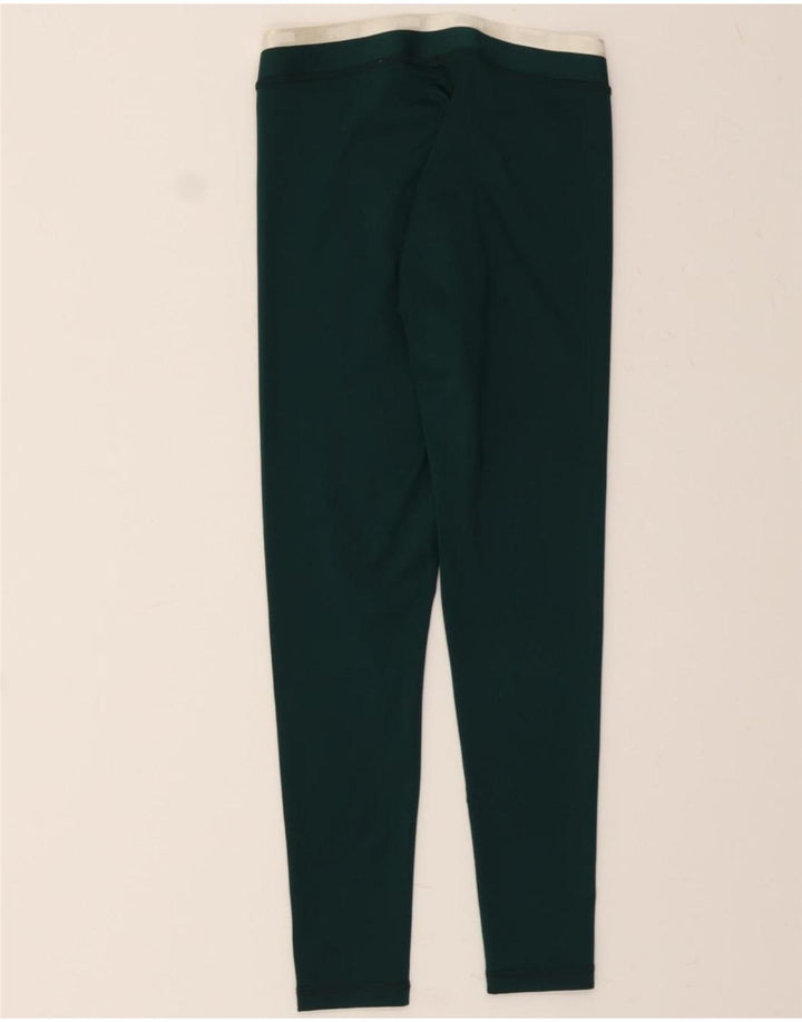PUMA Womens Leggings UK 10 Small  Green Vintage Puma and Second-Hand Puma from Messina Hembry 