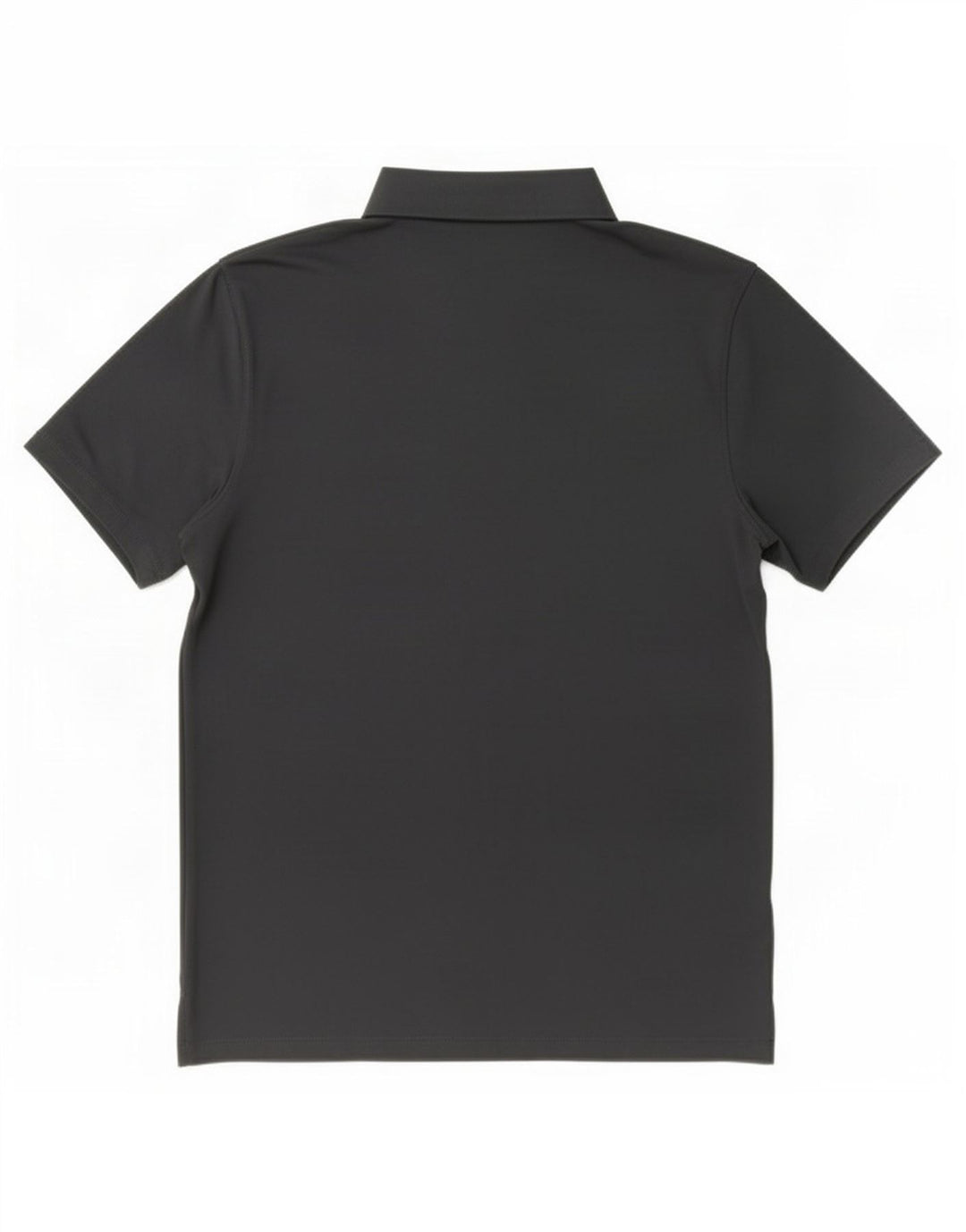 Мужская рубашка-поло Nike Dri Fit из полиэстера среднего серого цвета в полоску