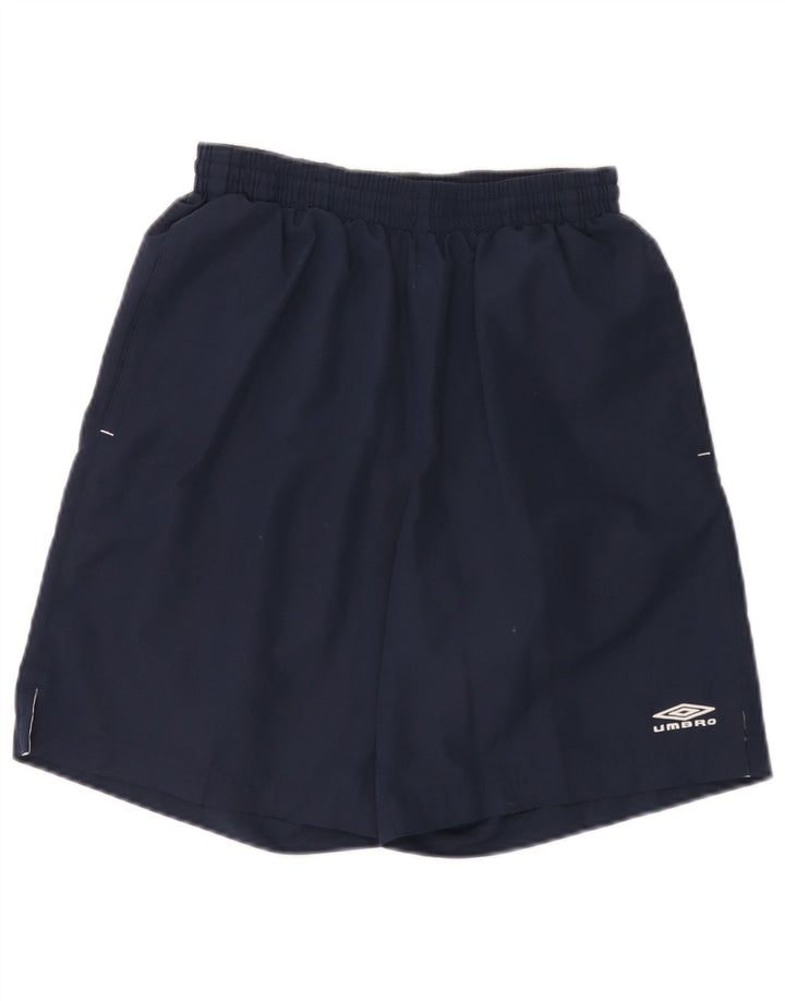 Мужские спортивные шорты Umbro, маленькие, темно-синие, полиэстер