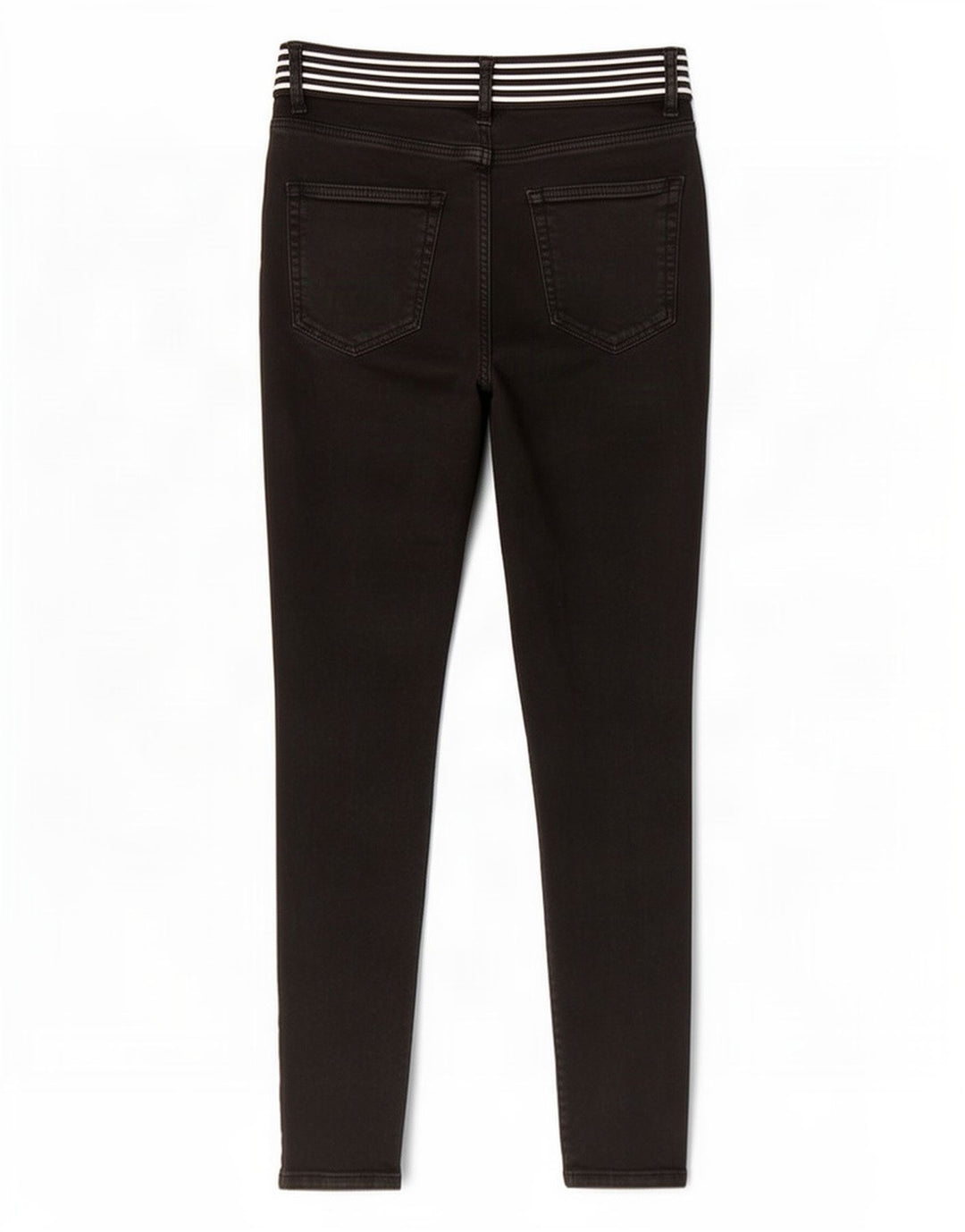 Женские узкие джинсы Zara EU 38, маленькие W28 L27, черные