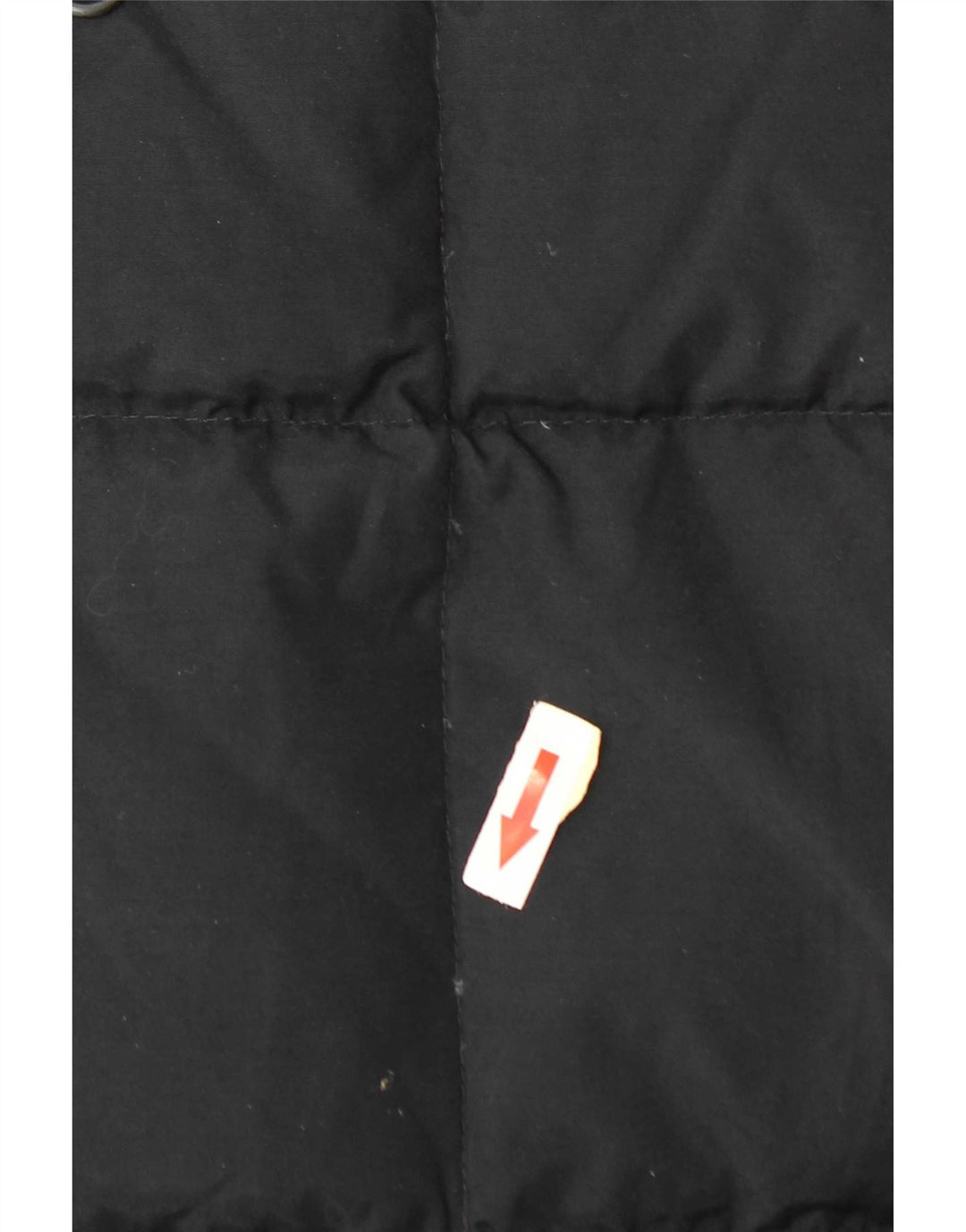 Винтажная женская стеганая куртка IT 48 XL черная из полиамида