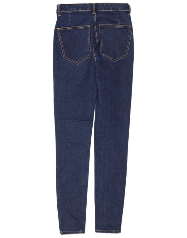 Женские джинсы скинни ZARA EU 36 XS W26 L28 Темно-синие