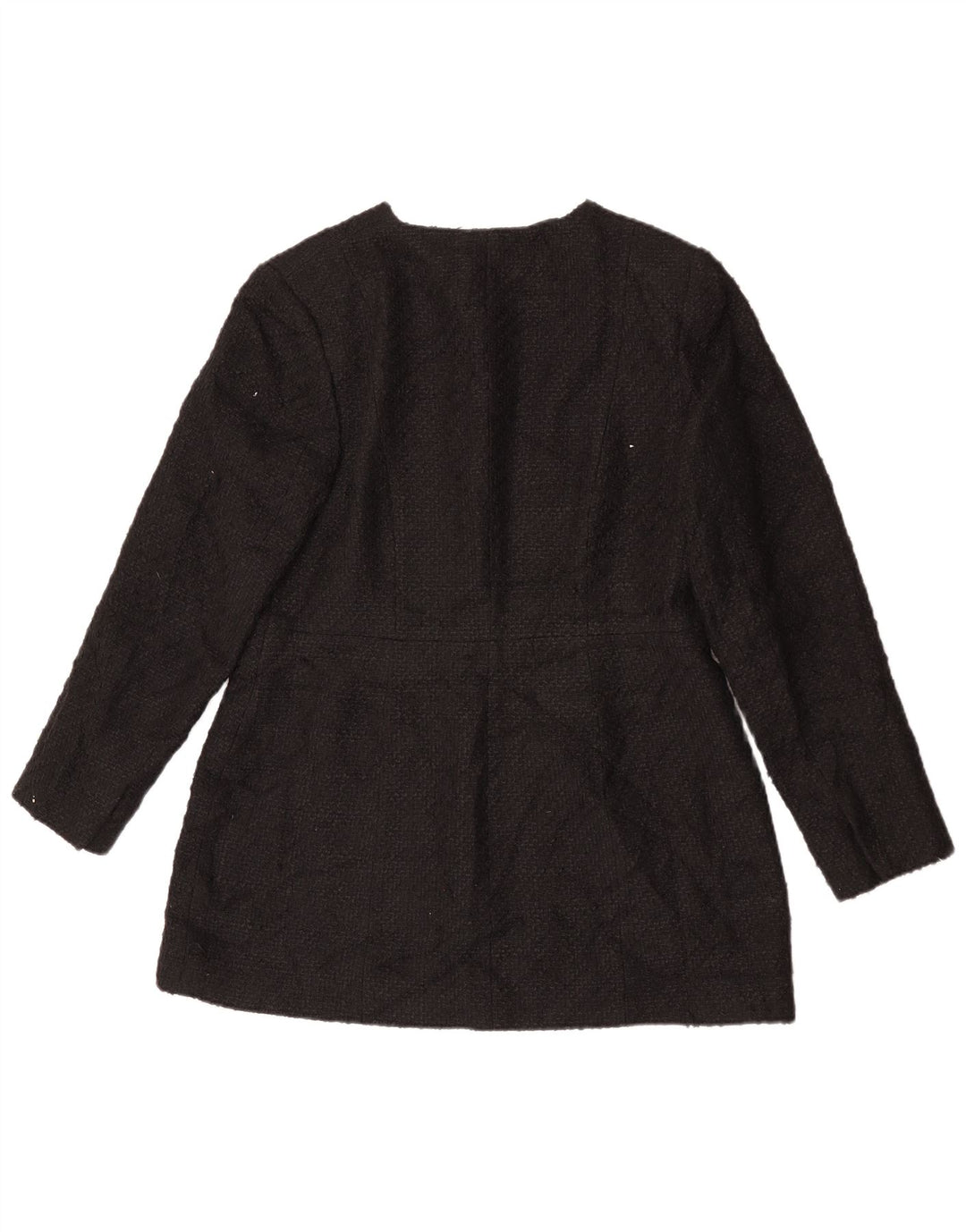 Женский пиджак Zara на 4 пуговицах, Великобритания 18 XL, черный