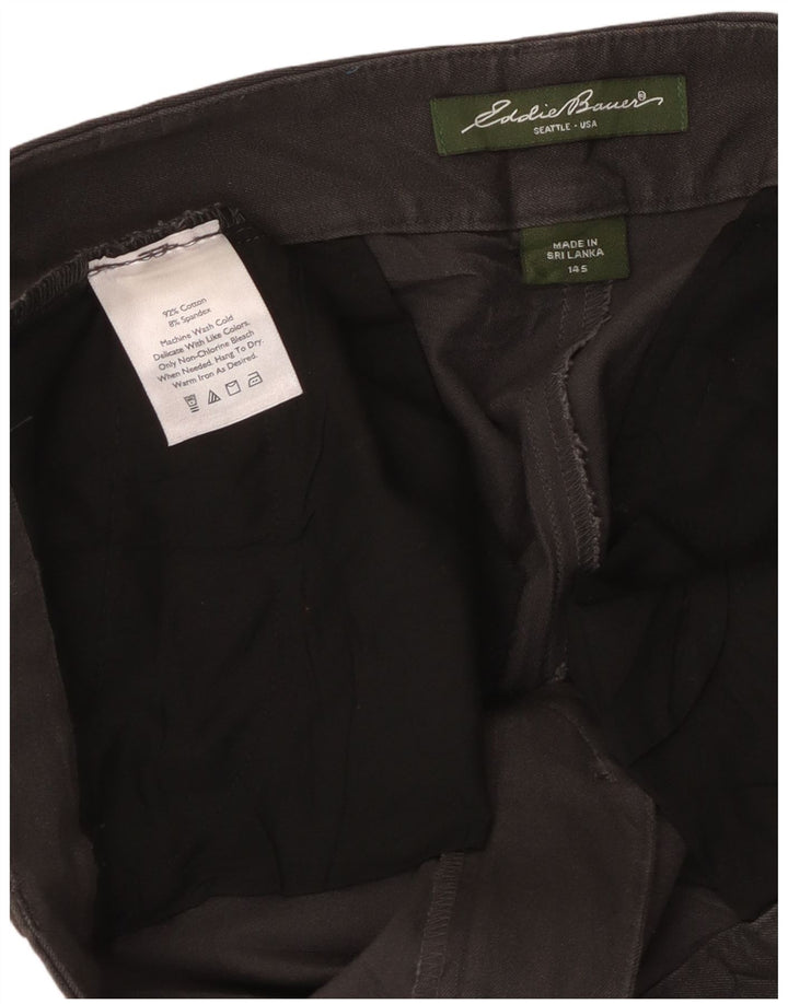 EDDIE BAUER Женские повседневные брюки Mercer Fit США 14 XL W38 L31 Серые