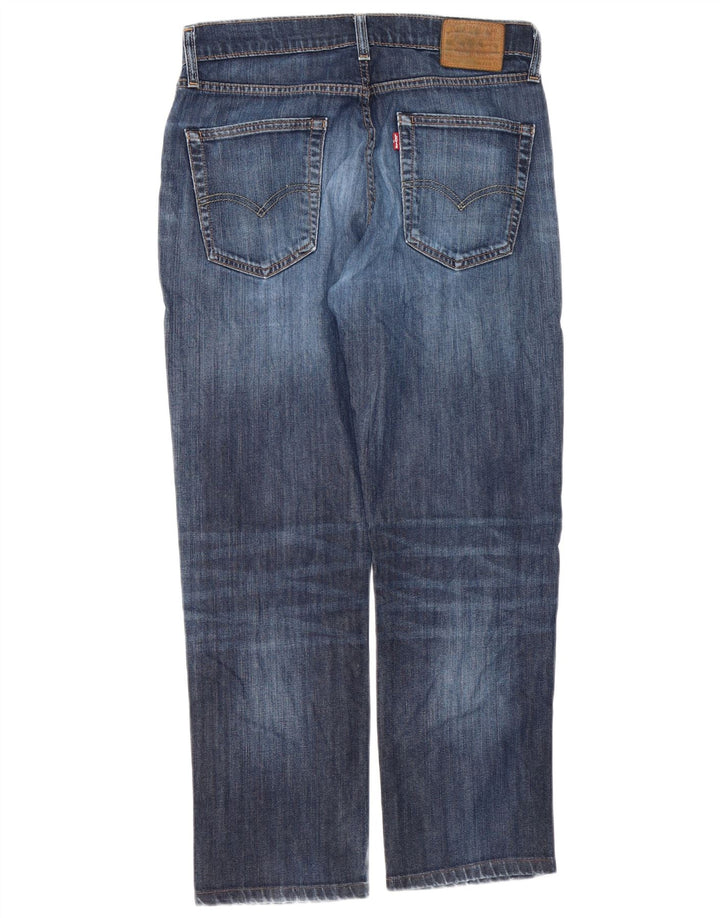 Мужские прямые джинсы Levi's 514 W31 L28 темно-синие