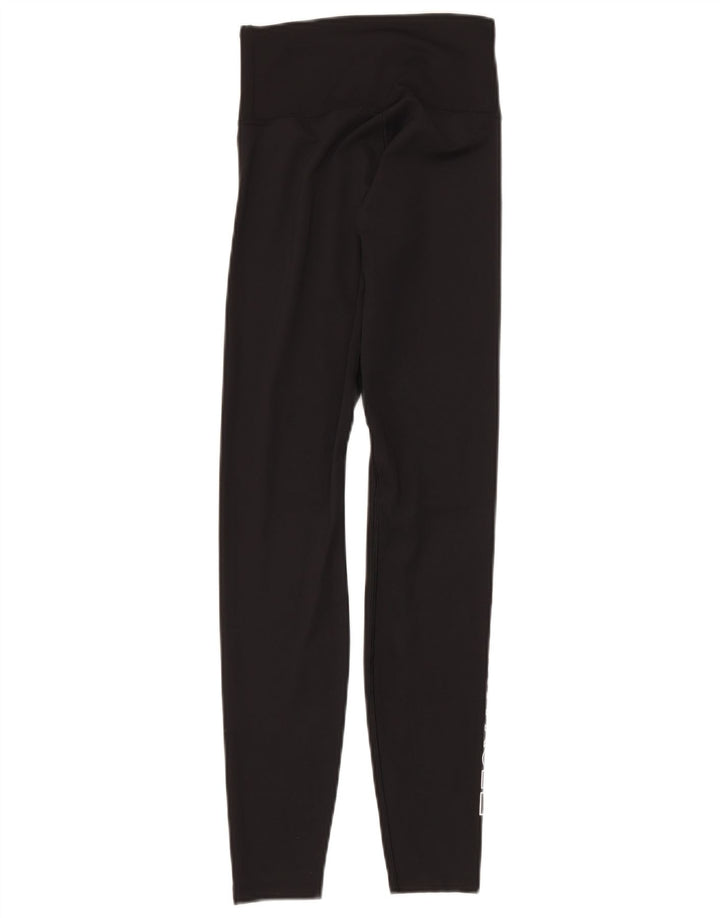 Женские леггинсы с рисунком The North Face UK 10, маленькие черные полиэстер