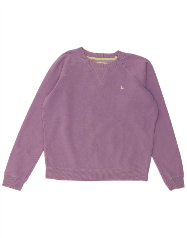 Женский укороченный свитшот оверсайз JACK WILLS UK 8, маленький фиолетовый