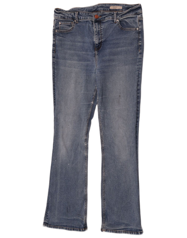 Женские джинсы Marks & Spencer The Eva Bootcut UK 16, большие W34 L30, синие