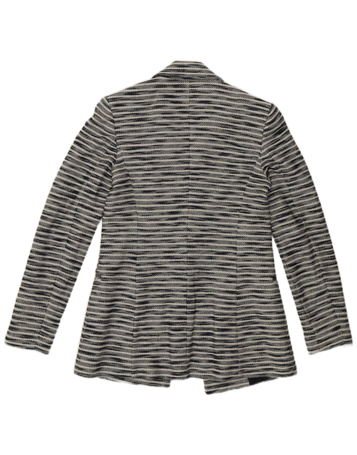 Женский пиджак Massimo Dutti EU 34 2XS Темно-синий с крапинками из хлопка