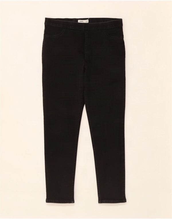 Женские джинсы джеггинсы Marks & Spencer UK 16, большие W34 L24, черные, хлопковые