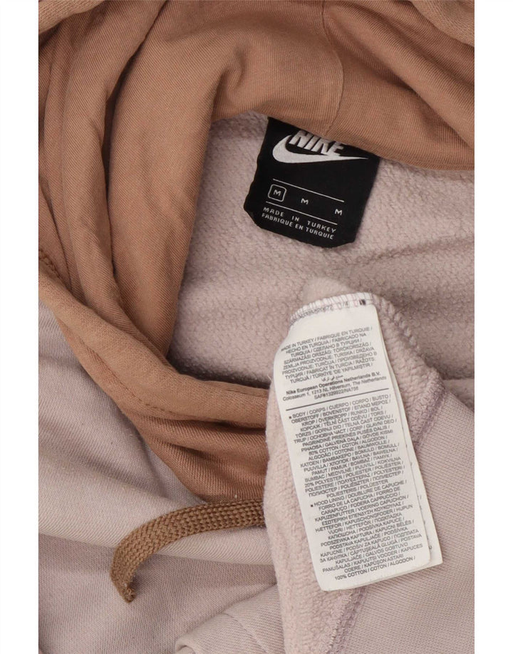 Женский джемпер с капюшоном оверсайз Nike UK 14, средний, разноцветный, с цветными блоками