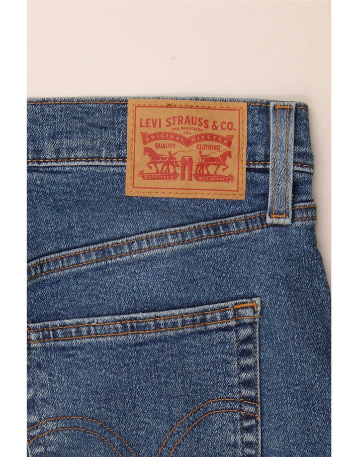 Женские зауженные джинсы Levi's с высокой посадкой W32 L29 синие