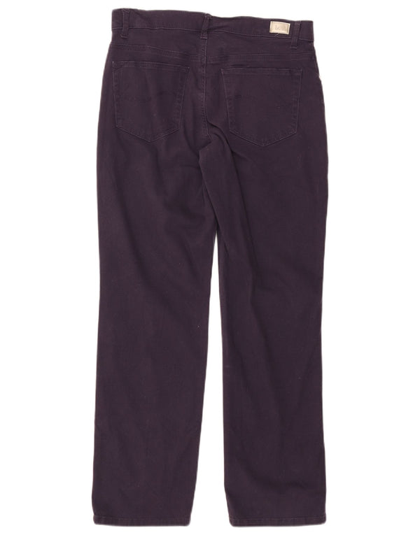 Женские прямые джинсы свободного кроя со средней посадкой Lee W30 L28 Фиолетовые