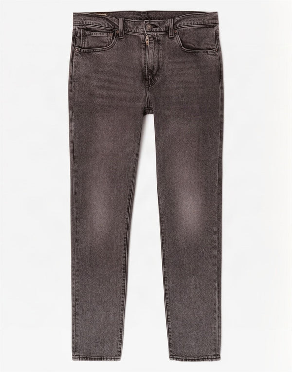 Мужские узкие зауженные джинсы Levi's W33 L32, серый хлопок