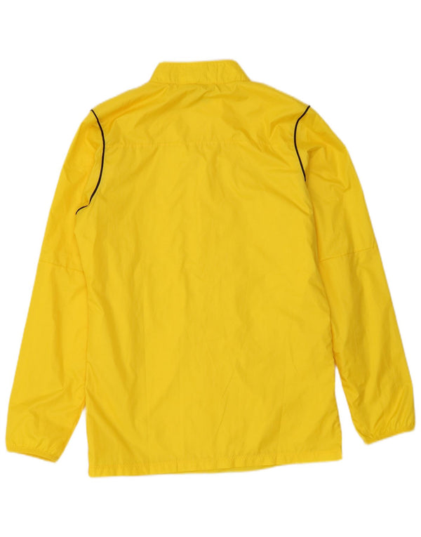 NIKE Mens Tracksuit Top Jacket Small Yellow Polyester