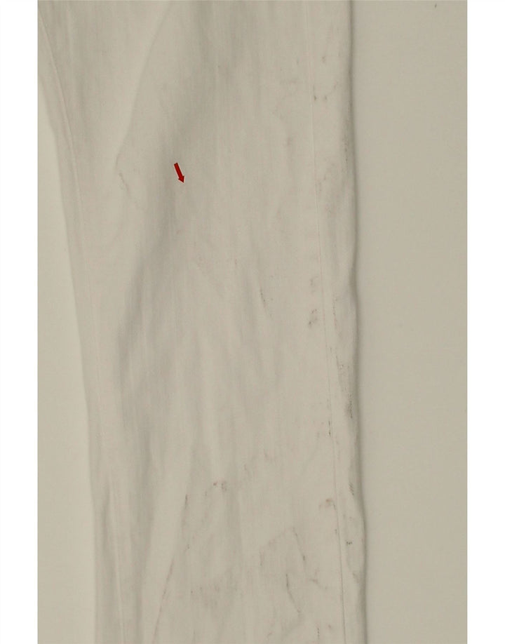 CARRERA Womens Straight Jeans IT 46 Large W30 L29 White Cotton Vintage Carrera and Second-Hand Carrera from Messina Hembry 