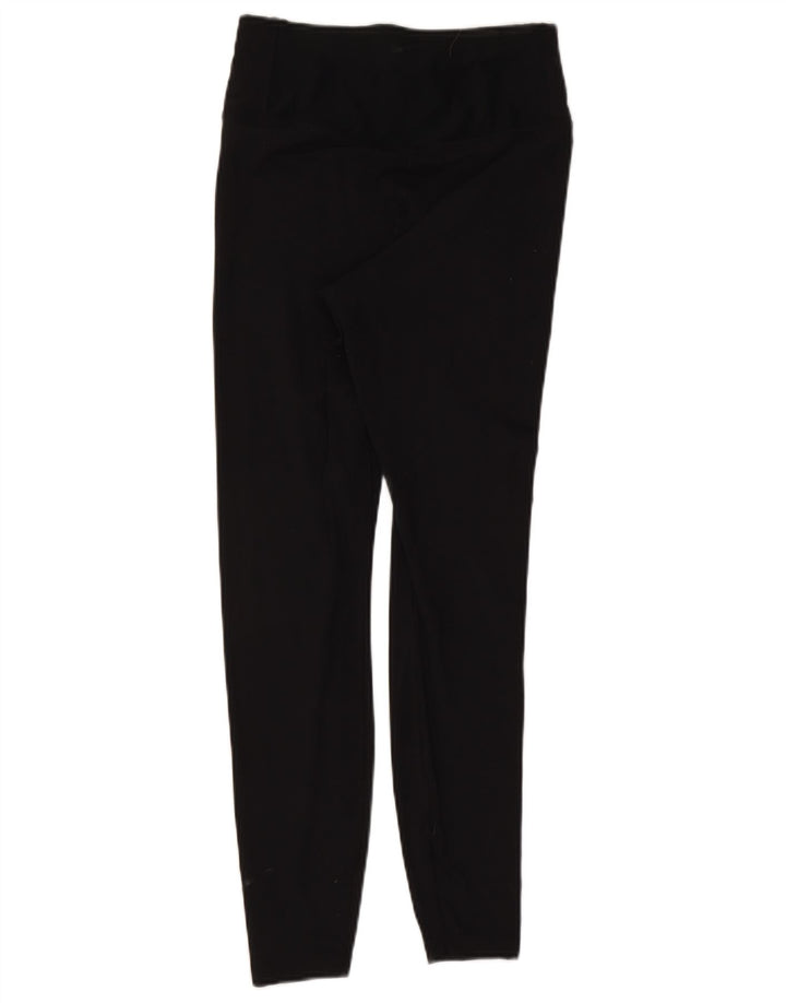 Женские леггинсы Nike Dri Fit UK 12, средний черный нейлон