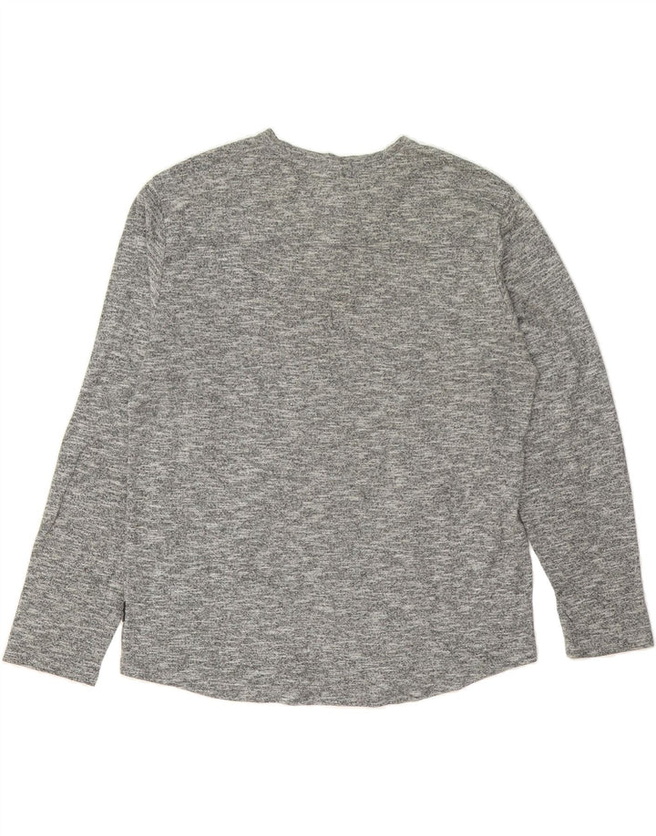 VOLCOM Mens Top Long Sleeve Small Grey Flecked Cotton Vintage Volcom and Second-Hand Volcom from Messina Hembry 