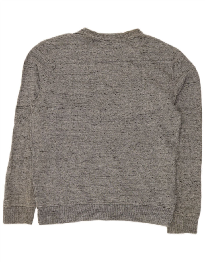 CALVIN KLEIN JEANS Мужской свитшот с рисунком, маленький серый в крапинку