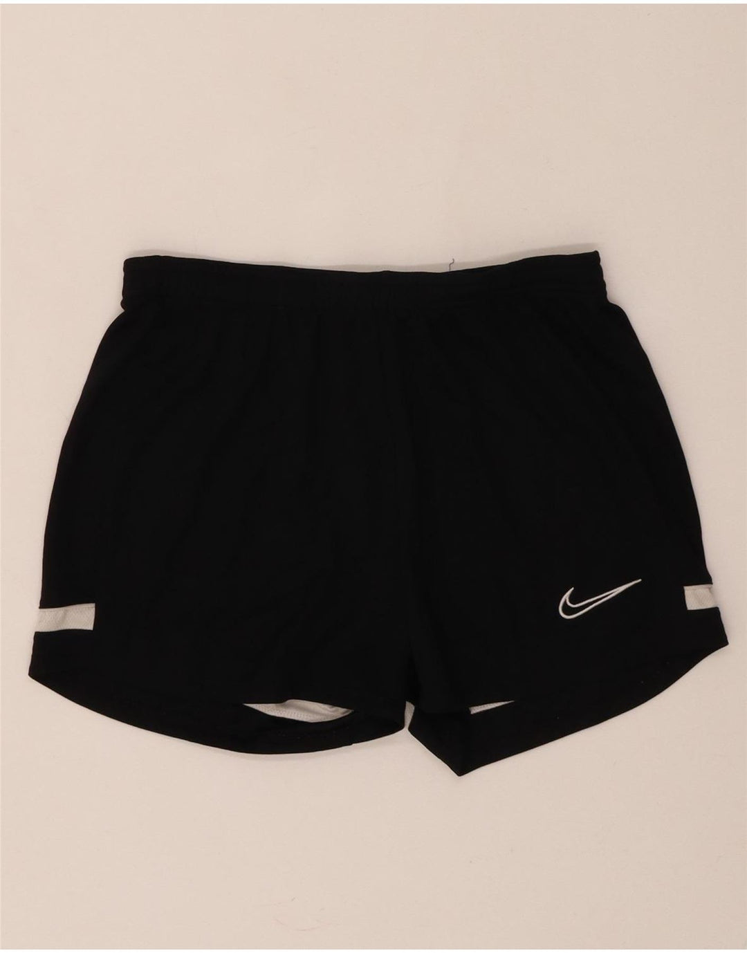 Мужские спортивные шорты Nike Dri Fit, маленькие черные полиэстер с цветными блоками