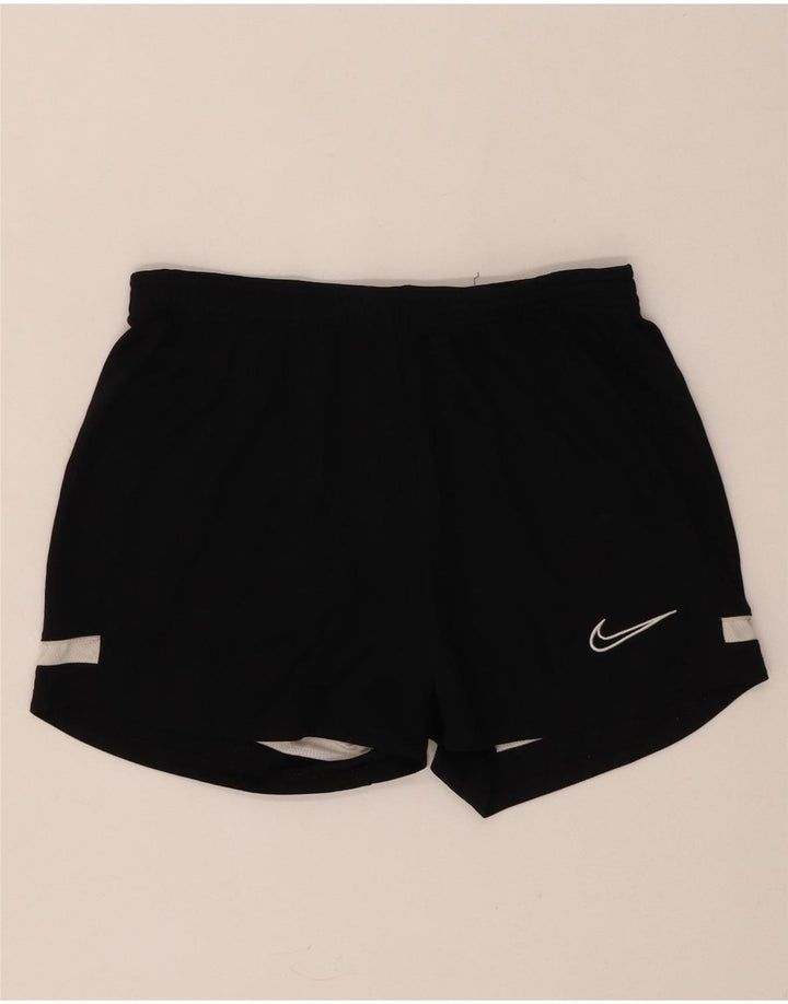 Мужские спортивные шорты Nike Dri Fit, маленькие черные полиэстер с цветными блоками