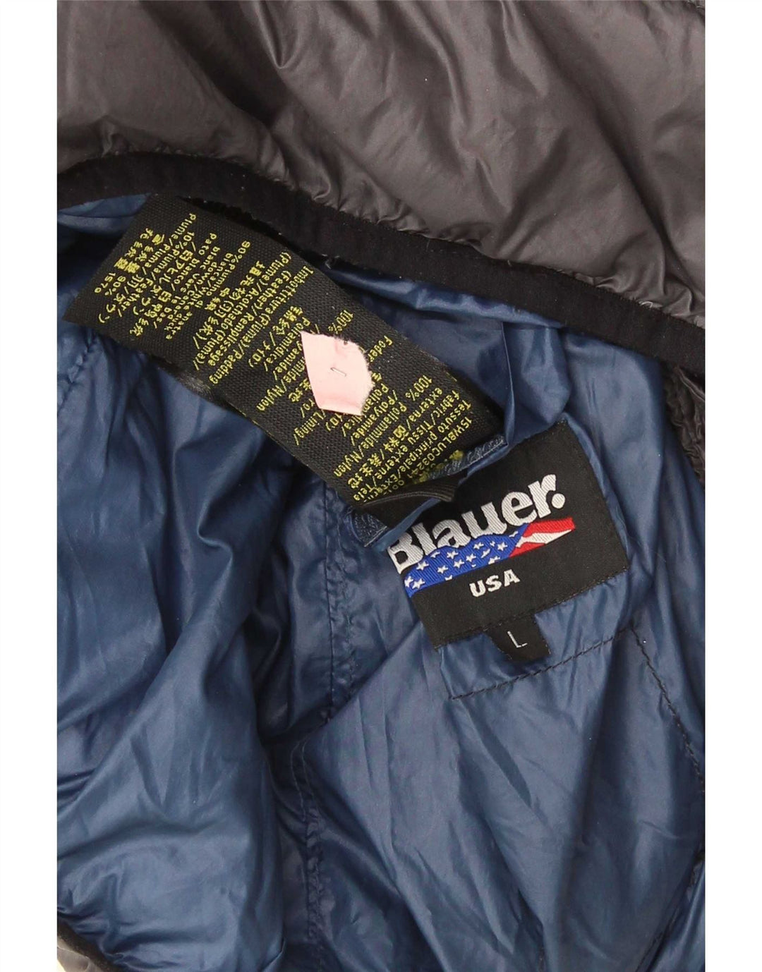 Мужская утепленная куртка с капюшоном Blauer UK 40, большая, серая, полиамид
