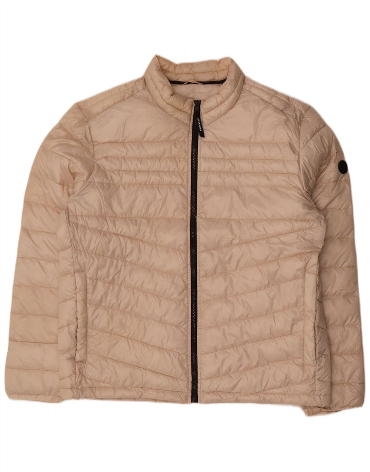 Мужская стеганая куртка Jack & Jones UK 44 2XL Бежевый полиэстер