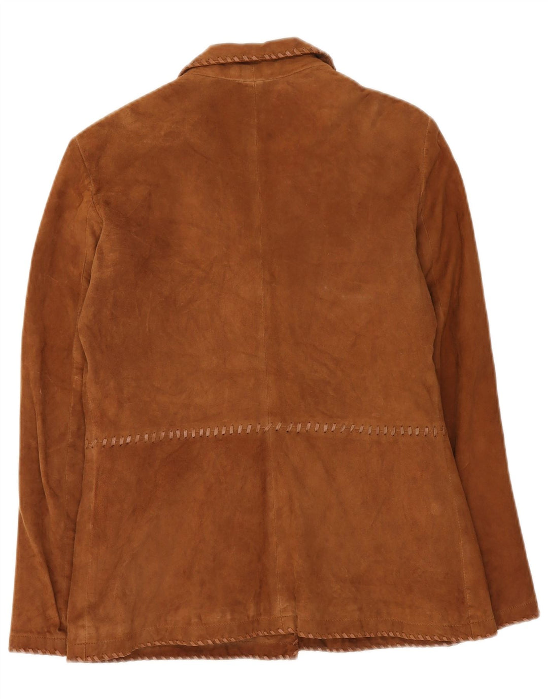 CONBIPEL Женский замшевый пиджак на 2 пуговицах IT 48 XL Коричневый кожаный