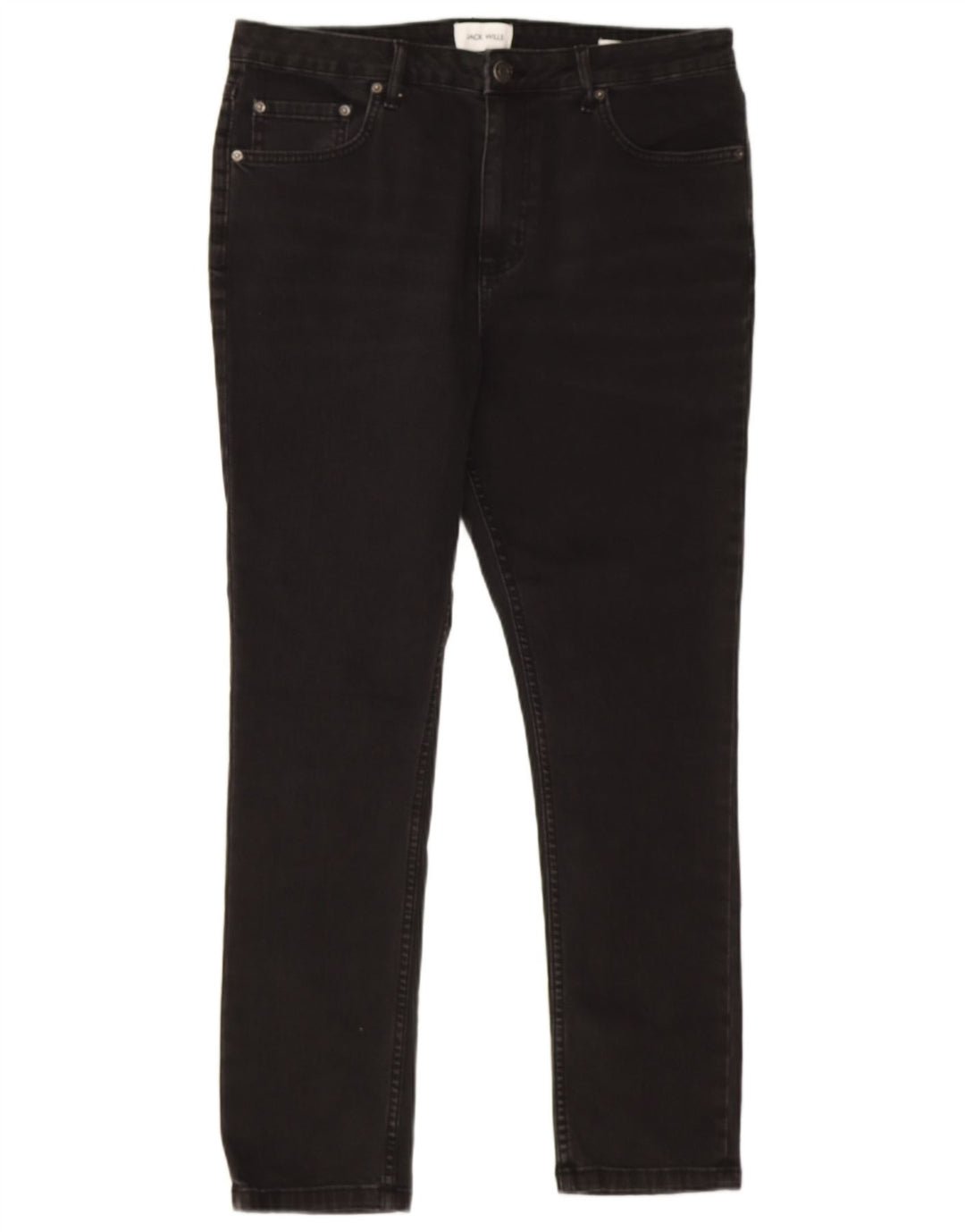 Мужские узкие джинсы Jack Wills W34 L29, черный хлопок
